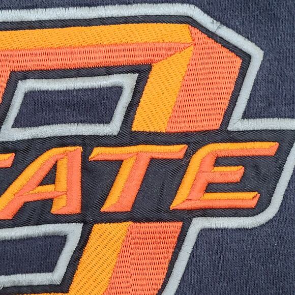 Oklahoma State Cowboys Hoodie Large 25x25 Boxy Faded-Black - Picture 11 of 14